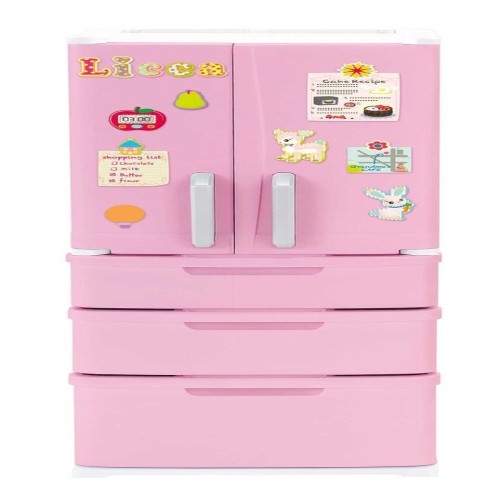 タカラトミー『 リカちゃん LF-01 こおりコロコロれいぞうこ 』 着せ替え お人形 おままごと おもちゃ 3歳以上 玩具安全基準合格 STマーク認証 Licca TAKARA TOMY