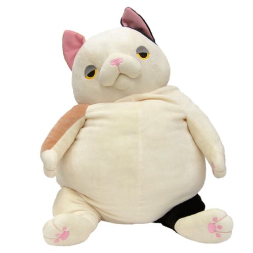 シナダグローバル もちシリーズ もちねこ ミケ (XL) 35×35×50cm ぬいぐるみ ネコ アニマル MONE-0880M