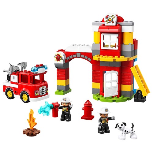 レゴ(LEGO) デュプロ 光る! 鳴る! 消防車と消防署 10903_3
