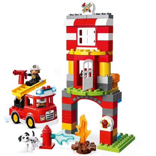 レゴ(LEGO) デュプロ 光る! 鳴る! 消防車と消防署 10903_4