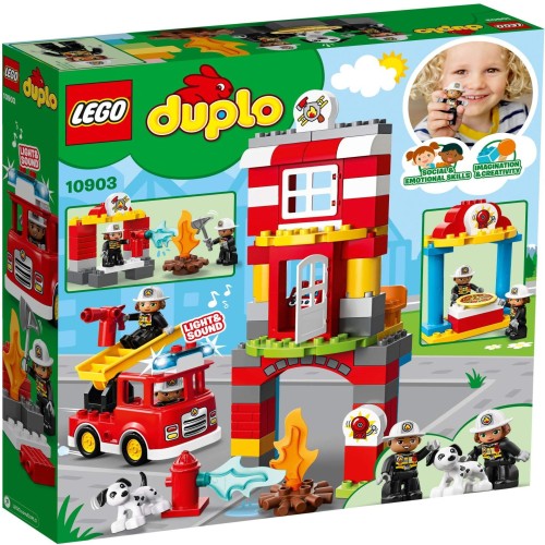 レゴ(LEGO) デュプロ 光る! 鳴る! 消防車と消防署 10903_5