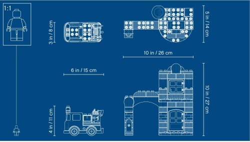 レゴ(LEGO) デュプロ 光る! 鳴る! 消防車と消防署 10903_6