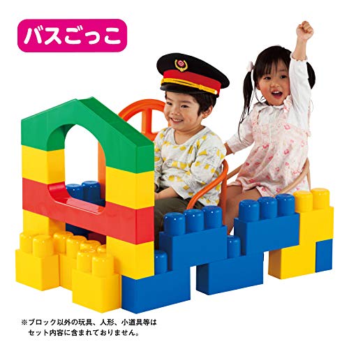 ピープル 全身でブロック 入って遊べるセット 作ったものに入って遊べる 頭が育つ 作例20通り以上 1歳が自分で積める 5種類23パーツ入り YG-115_4