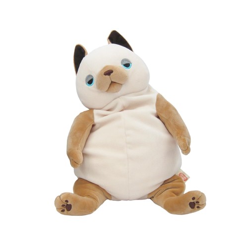シナダグローバル もちシリーズ もちねこ シャム (L) 22×22×30cm ぬいぐるみ ネコ アニマル MONE-0350S