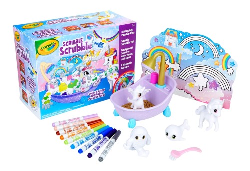 クレヨラ (Crayola) 立体塗り絵 カラフルmyペット シャワーでおせわセット ファンタジー お絵かき 正規品 747346