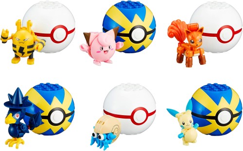 メガコンストラックス ポケモン モンスターボール ブロック 332ピース B mixアソート 12個入り BOX販売 FPM00-987B