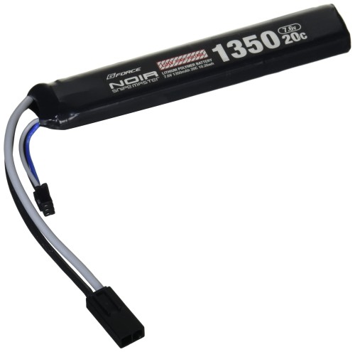 Noir Snipe Master LiHV 7.6V 1350mAh 20C ストックイン スティックタイプ GFG953 [日本正規品]