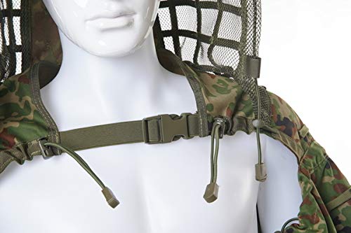 Broptical ギリーフード 自衛隊迷彩柄 サバゲー サバイバルゲーム スナイパー フード ミリタリー 狙撃 迷彩 戦闘服 装備 Ghillie Suit Base ギリースーツ bdu サバゲー ギリー ハーフギリー 自衛隊_5