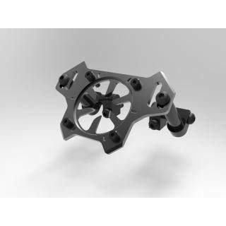 YD-2用 バックマウントプレートV2（イェーガー対応） ﾌﾞﾗｯｸ