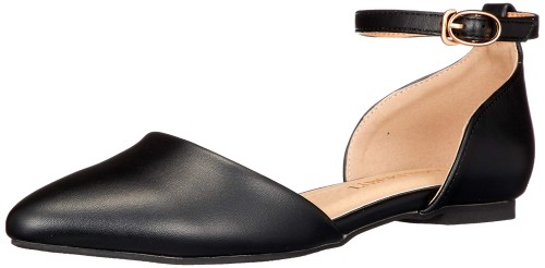 [リバティー ドール] 履いた時のシルエットがきれいなセパレートストラップフラットパンプス 5432 レディース ブラックピーユー 24 cm