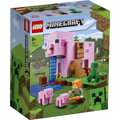 レゴ(LEGO) マインクラフト ブタのおうち 21170 おもちゃ ブロック クリスマスプレゼント プレゼント テレビゲーム 動物 どうぶつ 家 おうち 男の子 女の子 8歳以上_1