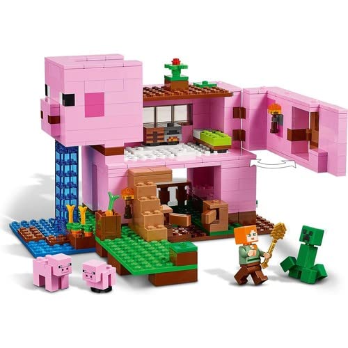 レゴ(LEGO) マインクラフト ブタのおうち 21170 おもちゃ ブロック クリスマスプレゼント プレゼント テレビゲーム 動物 どうぶつ 家 おうち 男の子 女の子 8歳以上_3