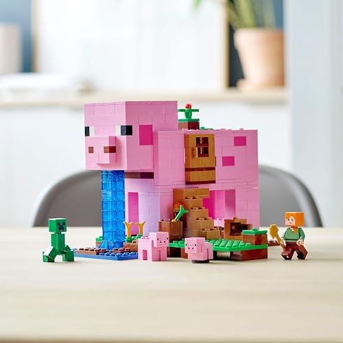 レゴ(LEGO) マインクラフト ブタのおうち 21170 おもちゃ ブロック クリスマスプレゼント プレゼント テレビゲーム 動物 どうぶつ 家 おうち 男の子 女の子 8歳以上_4