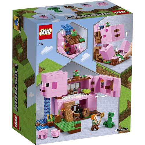 レゴ(LEGO) マインクラフト ブタのおうち 21170 おもちゃ ブロック クリスマスプレゼント プレゼント テレビゲーム 動物 どうぶつ 家 おうち 男の子 女の子 8歳以上_6