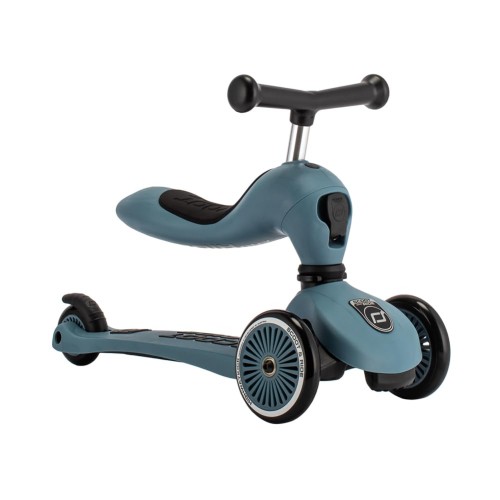 ScootRide スクートライド キッズスクーター Highwaykick1 ハイウェイキック１ 96271 スチール/STEEL [並行輸入品]