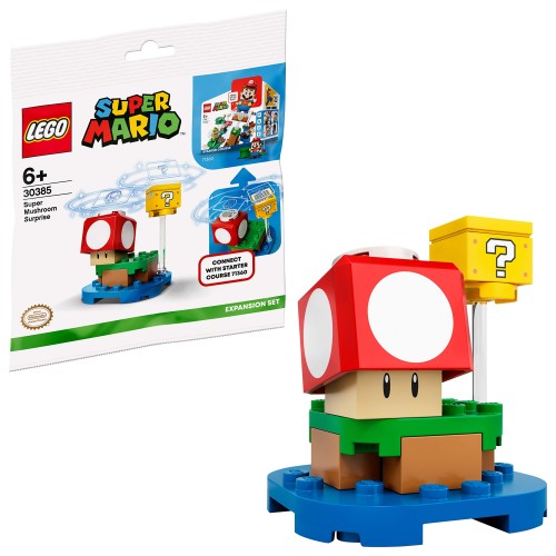 メーカー特典 レゴ(LEGO) スーパーマリオ レゴ(R)マリオ と ぼうけんのはじまり 〜 スターターセット 71360+スーパーキノコ ミニセット 付き_1