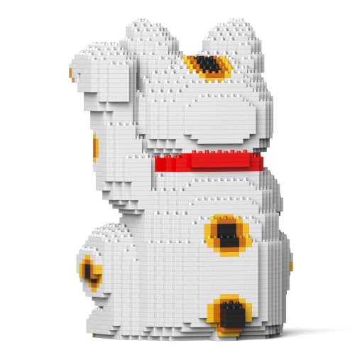 JEKCA ジェッカブロック 招き猫 白 01S-M01 Sculptor_2