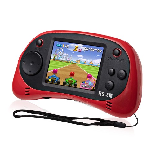 子供用 ハンドヘルド ポータブル ビデオゲームプレーヤー 200ゲーム - 16ビット 2.5インチスクリーン ミニ レトロ 電子マシン 男の子 女の子