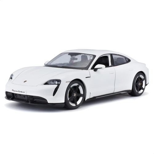 Bburago（ブラーゴ） 1/24 ポルシェ タイカン ターボS ホワイト ／ ミニカー ダイキャストカー 完成品 18-21098 WT