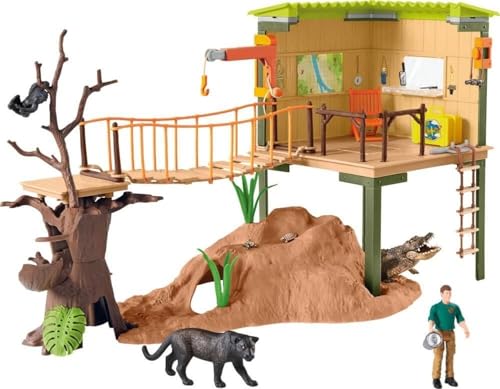 シュライヒ(Schleich) ワイルドライフ ジャングルベースキャンプ 42507