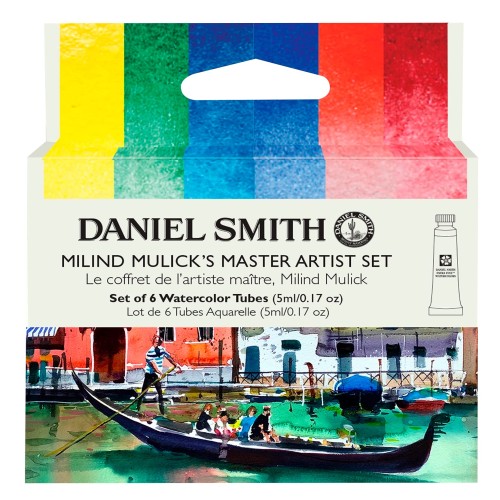 ダニエルスミス(Daniel Smith) 透明水彩絵具 エキストラファイン ミリンド・マリック マスターアーティスト 6色セット 5ml(2号) 285610440