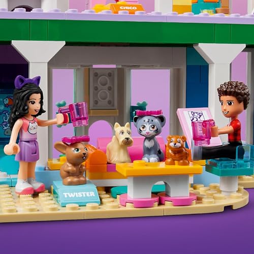 レゴ(LEGO) フレンズ ハートレイクシティのぺットデイケアセンター 41718 おもちゃ ブロック プレゼント お人形 ドール 動物 どうぶつ 女の子 7歳以上_4