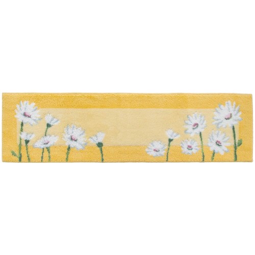 オカ(OKA) コーナー吸着玄関マット イノセントデイジー 約30cm×110cm イエローの通販は 5,565円