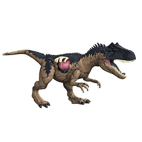 マテル ジュラシックワールド(JURASSIC WORLD) 新たなる支配者 ダメージ! ほえるアロサウルス 全長:約50？ 4才~ HFK06 ベージュ 大_6