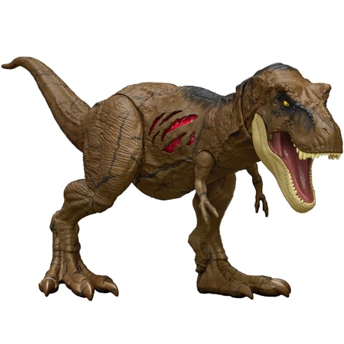 マテル ジュラシックワールド(JURASSIC WORLD) 新たなる支配者 ダメージ! T-レックスII 全長:約43？ 4才~ HGC19
