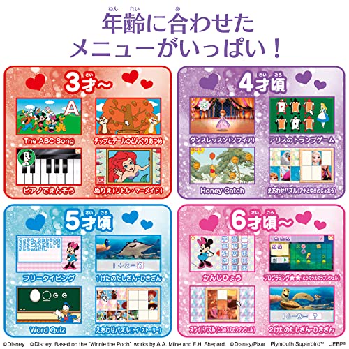 [バンダイ]ディズニーピクサーキャラクターズ ラーニングマイスイートパソコン(対象年齢:3歳以上)_5