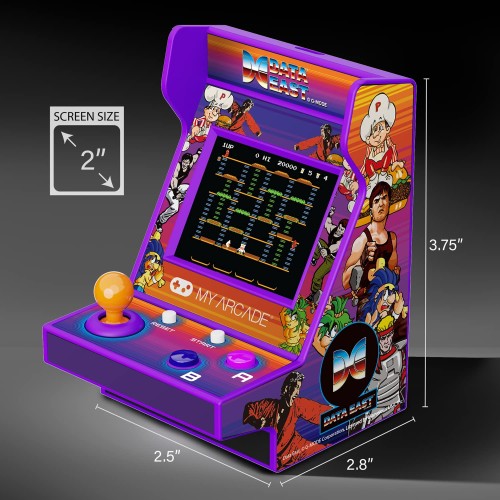 My Arcade Data East Hits Picoプレーヤー:108ゲーム、2インチ