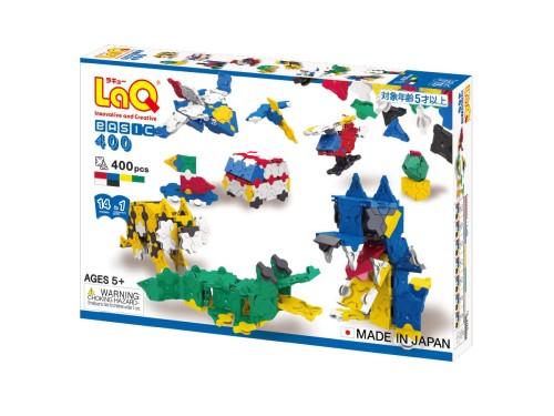Yoshiritsu LaQ 知育玩具 ブロックおもちゃ ベーシック 400/ファーストセット(400pcs) L007940