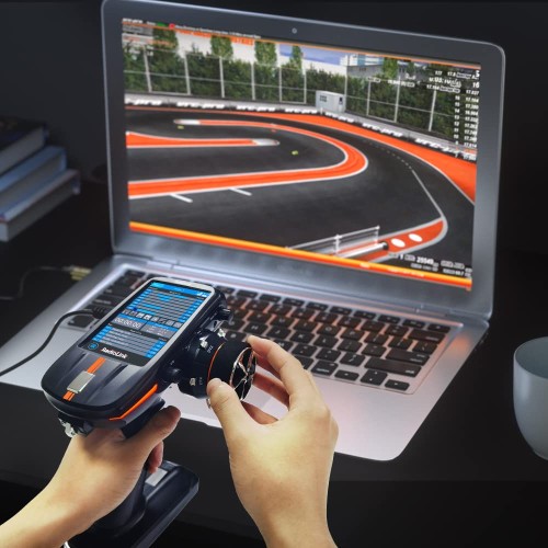 RadioLink 正規品プロポ (技適認定済/ 2.4GHz/ 8CH/ FPV対応/ 200モデルメモリ/ 多国語静電式タッチパネル) 送信機 (陸上600M / 水上450M) ジャイロ受信機2台付 (R8FG / R4FGM) ラジコン プロポ セット 産業機器 ・機甲・ボート・カー用プロポセットリモートコントローラー リ_5