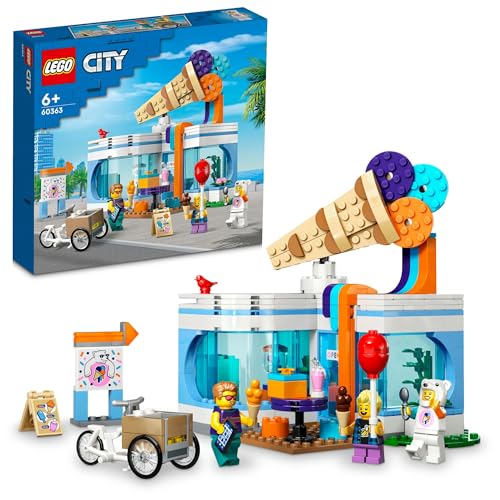 レゴ(LEGO) シティ アイスクリームパーラー おもちゃ 玩具 プレゼント 誕生日 ブロック 知育 クリスマス 男の子 女の子 子供 6歳 7歳 8歳 9歳 街づくり ごっこ遊び おままごと 60363