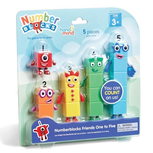 Numberblocks Friends One to Five ナンバーブロックス キャラクター フィギュア 5個入り 95356 正規品