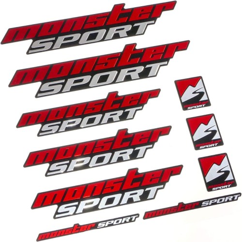 MONSTER SPORT MONSTER プレミアムステッカー 185×230mm 896118-0000M
