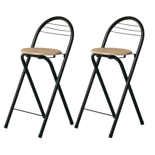 J-kitchens (入数 2) 椅子 カウンター チェア ブラウン W360×D435×H810(SH580) mmの通販は