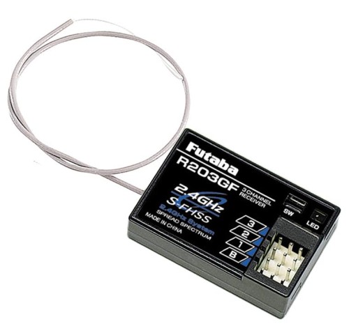 双葉電子工業 RECEIVER R203GF (カー用S-FHSS方式・3PV/3PRKA標準レシーバー) 00107342-3