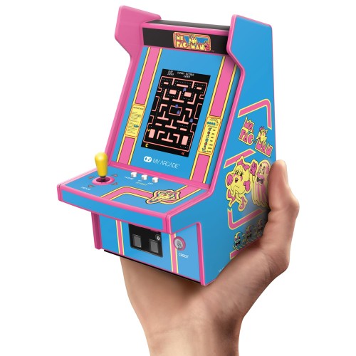My Arcade Ms. パックマン マイクロプレイヤープロ 6.75インチ ミニアーケードマシン 完全遊動 ビデオゲーム コレクター向け DGUNL-7009