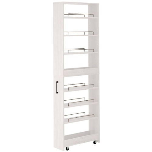 アイリスプラザ 『選べる54種』 隙間収納ハイタイプ 高さ181cm×幅22cmスリムラック ストッカー 調味料ラック 冷蔵庫横 洗濯機横 ホワイト キッチンワゴン 幅22cm FRM-016-IRの通販は