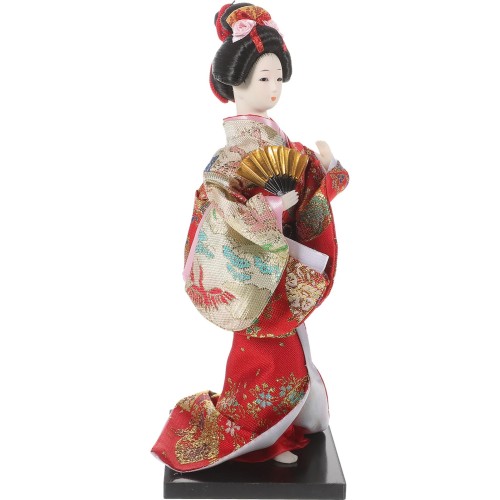 TOYMYTOY 日本人形 舞踊 舞妓 和風人形 27cm 日本お土産 置物 着物人形 芸者人形モデル 歌舞伎人形 日本着物人形 デスクトップ飾り 料理店用 ご自宅用 人形 外国人へのプレセント