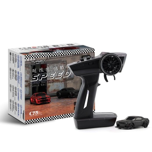 Turbo Racing C75 1:76ラジコンカー ターボレーシング 1/76ミニRCカー 30分連続稼働 2.4GHz技適認証済み 比例制御 ブレーキライト 車おもちゃ RTRフルセット
