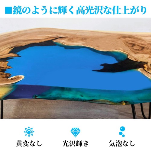 ButiResin エポキシ樹脂 二液性レジン液 大容量 1 gallon/4.3 kg エポキシレジン 2液性レジン液 ハードタイプ セルフレベリング 各種DIY用 epoxy resin_1