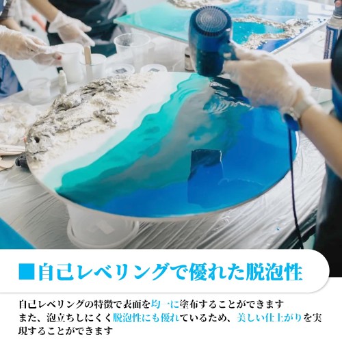 ButiResin エポキシ樹脂 二液性レジン液 大容量 1 gallon/4.3 kg エポキシレジン 2液性レジン液 ハードタイプ セルフレベリング 各種DIY用 epoxy resin_2