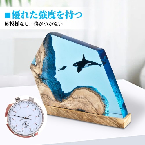 ButiResin エポキシ樹脂 二液性レジン液 大容量 1 gallon/4.3 kg エポキシレジン 2液性レジン液 ハードタイプ セルフレベリング 各種DIY用 epoxy resin_4