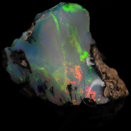 [N2 stone Natural] 天然鉱物 プレシャス オパール (precious opal) - エチオピア産 | 宝石 原石 | (1061 | 一点物 約14ct [長辺21mm])_4