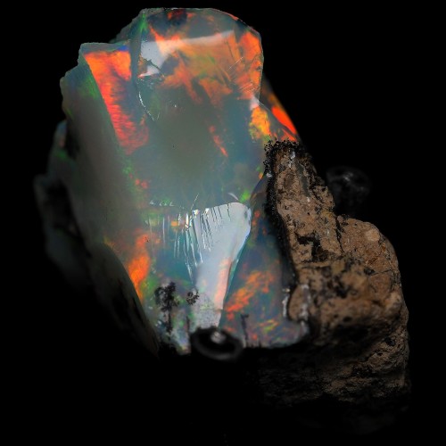 [N2 stone Natural] 天然鉱物 プレシャス オパール (precious opal) - エチオピア産 | 宝石 原石 | (1061 | 一点物 約14ct [長辺21mm])_5