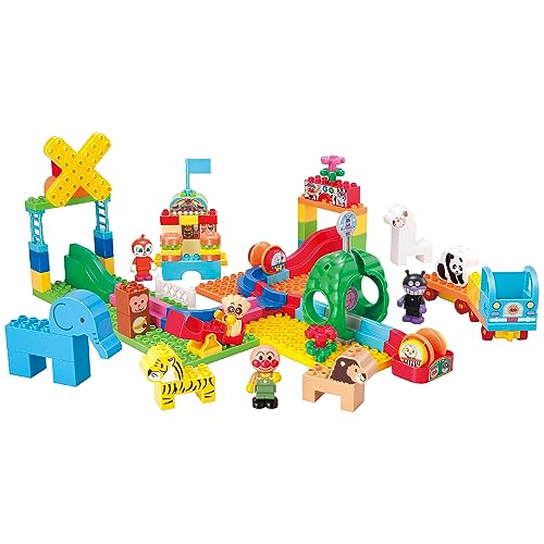 [バンダイ(BANDAI)] BlockLabo ブロックラボ アンパンマンころころブロック あそびがたくさん! もっところころ! どうぶつえんDX