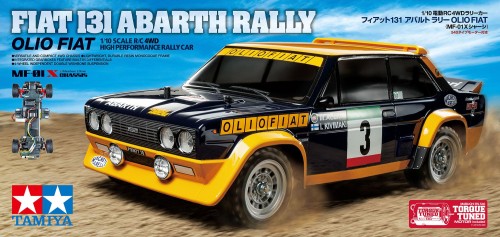 タミヤ 1/10 電動RCカーシリーズ No.723 アバルト ラリー OLIO FIAT (MF-01Xシャーシ) 58723_1