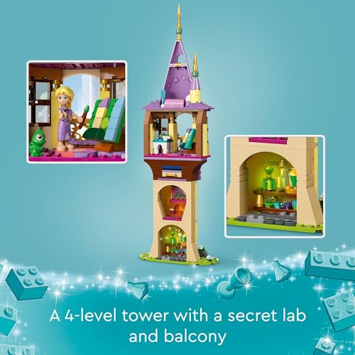 LEGO ディズニー プリンセス ラプンツェルの塔 スナグリー アヒルの子もつれた組み立ておもちゃ フリンライダーとマザーゴセルミニドール ディズニープリンセス おもちゃ 6歳以上の女の子と男の子への楽しいギフト 43241_2